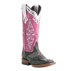 Brenda | Womens Western Riding Square Toe Chunky Heel Long Boots
