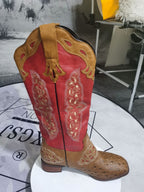 Brenda | Womens Western Riding Square Toe Chunky Heel Long Boots