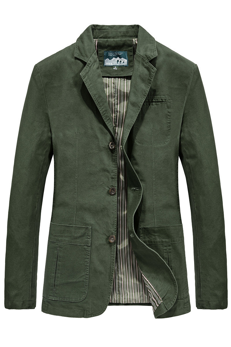 Brian | Mens Lightweight Casual Cotton Suit Collar Jacket