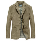 Brian | Mens Lightweight Casual Cotton Suit Collar Jacket