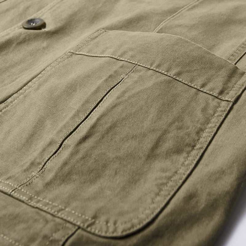 Brian | Mens Lightweight Casual Cotton Suit Collar Jacket
