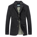 Brian | Mens Lightweight Casual Cotton Suit Collar Jacket