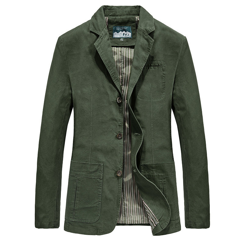 Brian | Mens Lightweight Casual Cotton Suit Collar Jacket