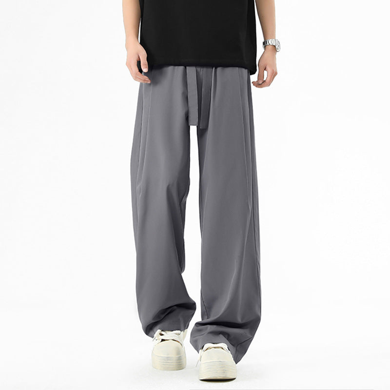 Briggs | Mens Wide Leg High Waisted Straight Quick Dry Casual Pants