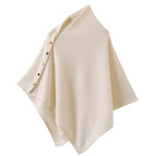 Brinley | Womens Cashmere Poncho Shawl Wrap Cape Warm Scarf