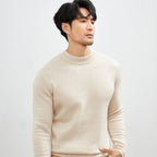 Callum | Mens Half Turtleneck Knitted Pullover Jumper - 2