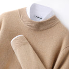 Callum | Mens Half Turtleneck Knitted Pullover Jumper - Golden Camel