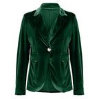 Camille | Womens Slim Fit Velvet Blazer - 13