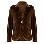 Camille | Womens Slim Fit Velvet Blazer - 15