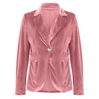 Camille | Womens Slim Fit Velvet Blazer - 17