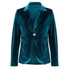 Camille | Womens Slim Fit Velvet Blazer - 20