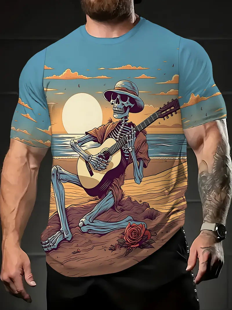 Cannon | Mens Graphic T Shirt 3D Print Short Sleeve Tee