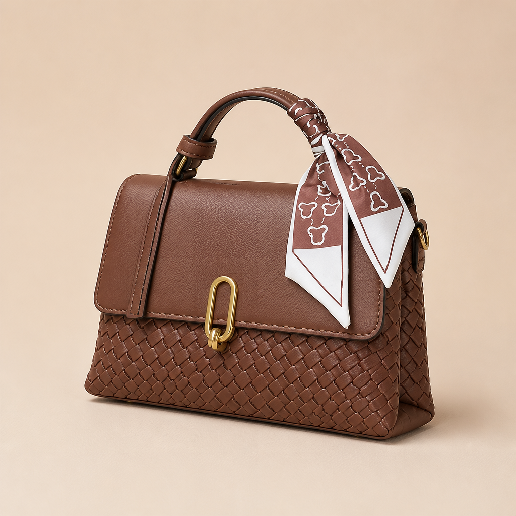 Carlotta | Womens Crossbody Bag Casual Shoulder Purse Handbag, Brown
