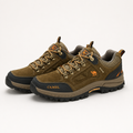 Caroline | Womens Waterproof Leather Non Slip Walking Hiking Shoes, Khaki