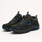 Caroline | Womens Waterproof Leather Non Slip Walking Hiking Shoes, Grey 2