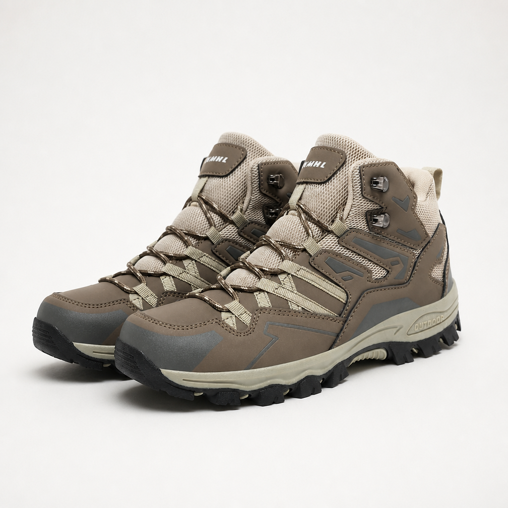 Carolyn | Womens Trail Walking Sneakers Hiking Shoes, Brown