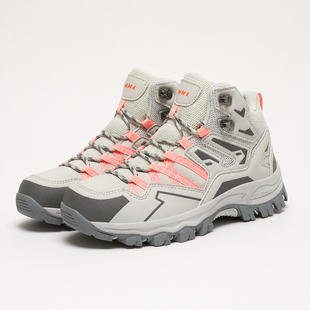 Carolyn | Womens Trail Walking Sneakers Hiking Shoes, Pink