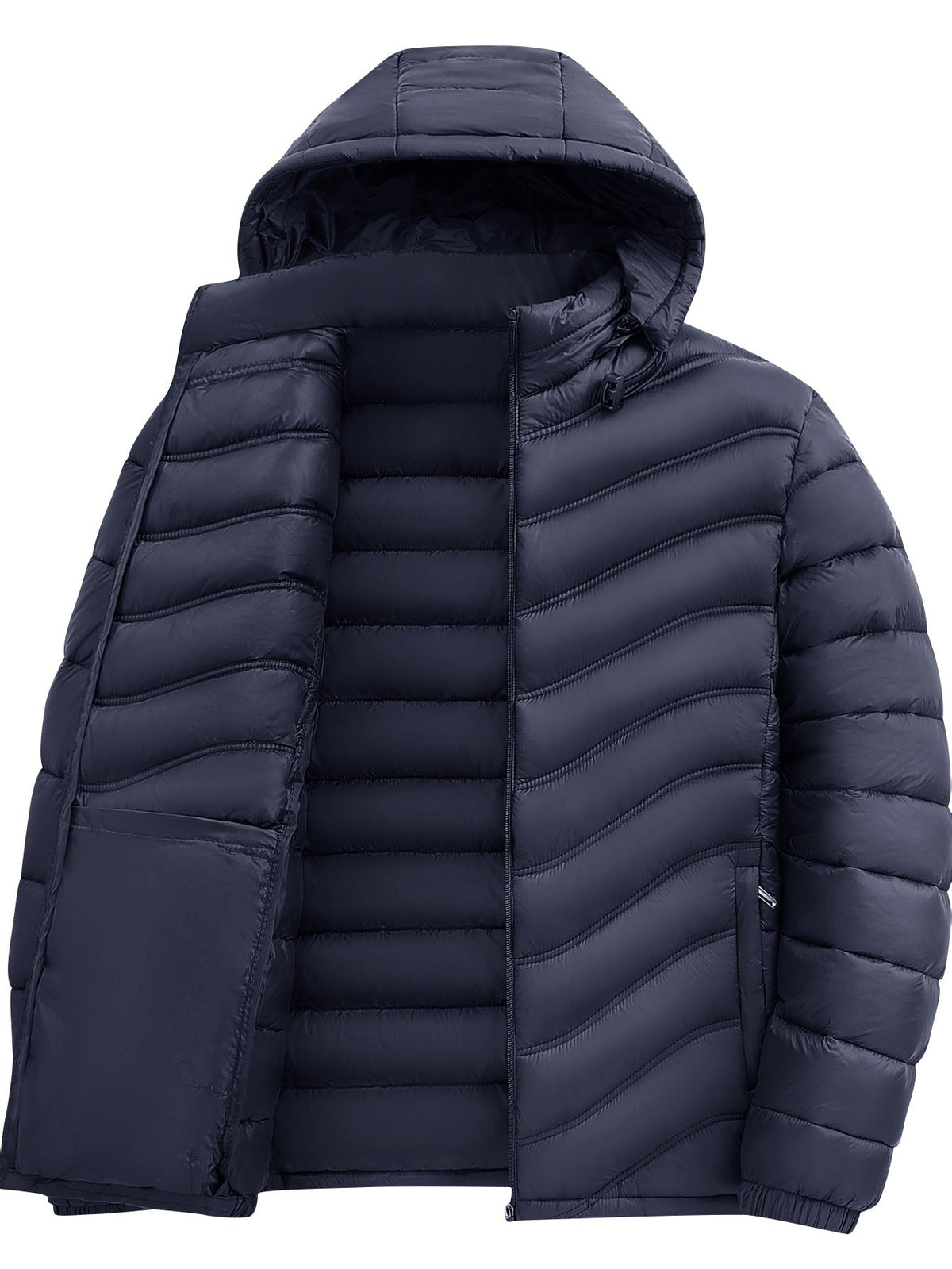 Cash | Mens Puffer Jacket Lightweight Padded Winter Quilted Coat