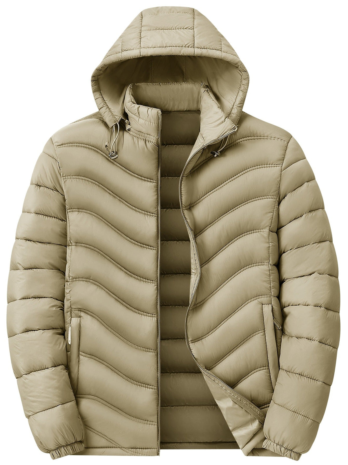 Cash | Mens Puffer Jacket Lightweight Padded Winter Quilted Coat