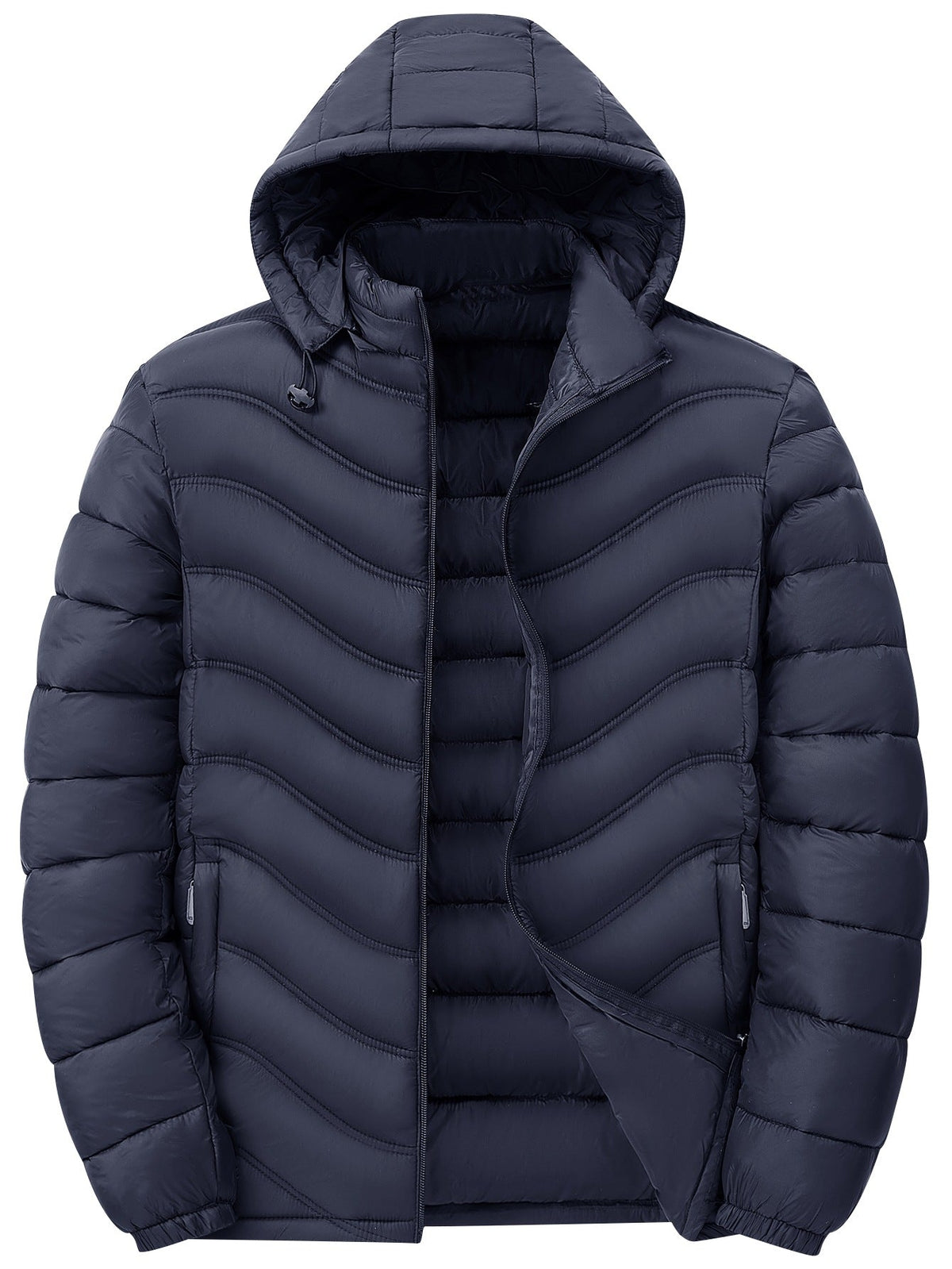 Cash | Mens Puffer Jacket Lightweight Padded Winter Quilted Coat