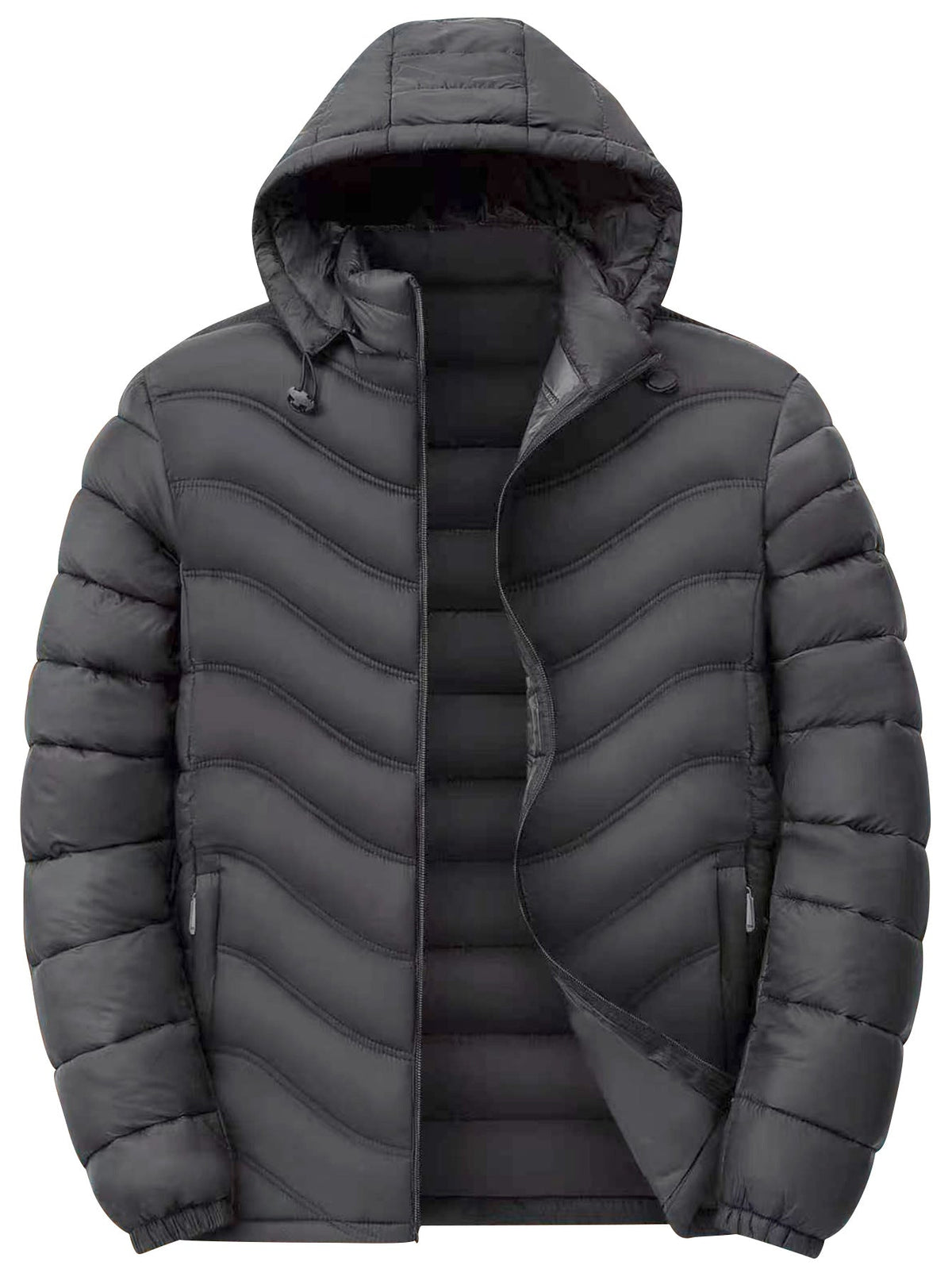 Cash | Mens Puffer Jacket Lightweight Padded Winter Quilted Coat
