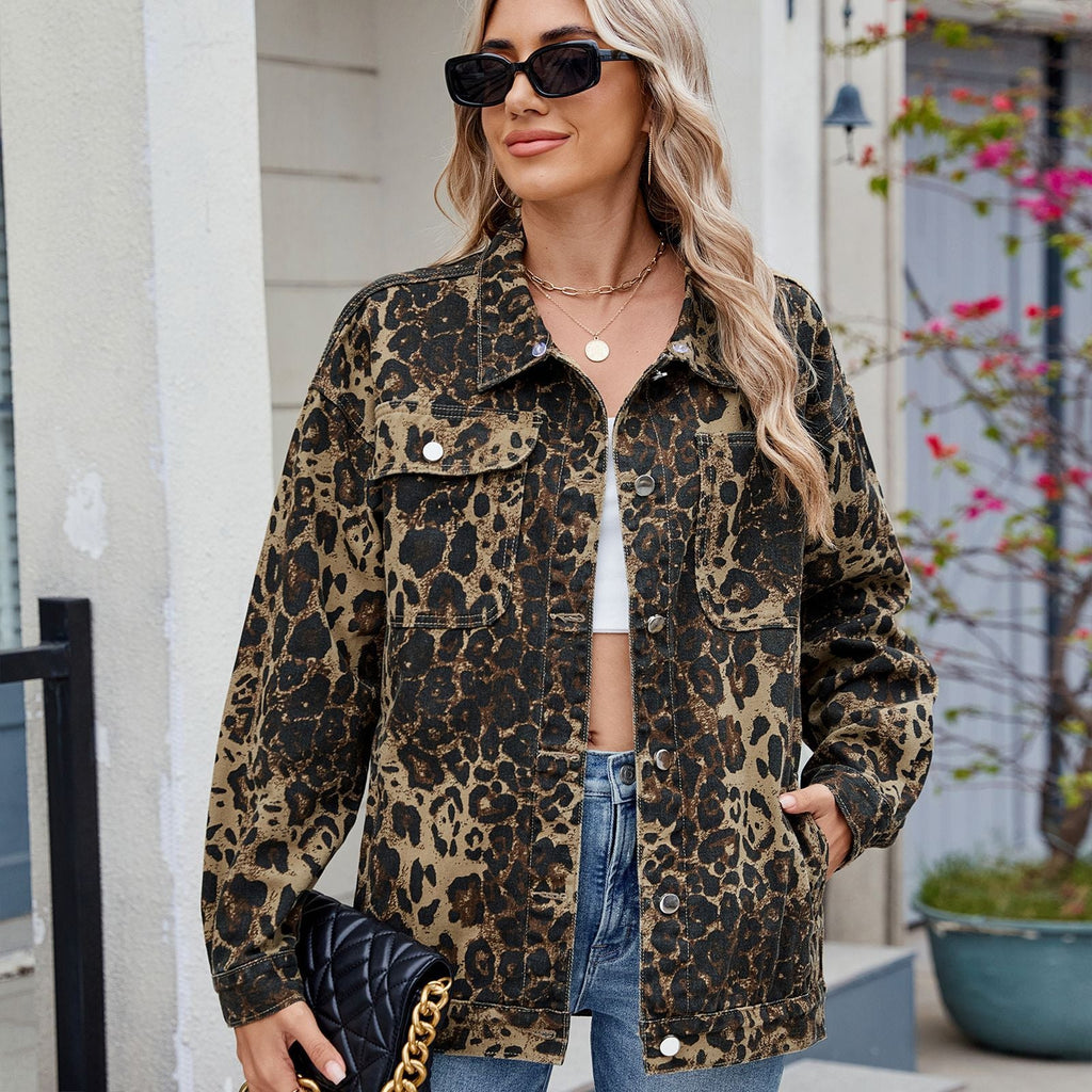 Cathy | Womens Vintage Washed Denim Jacket