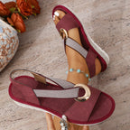 Celine | Womens Fisherman Ankle Strap Wedge Heeled Sandals
