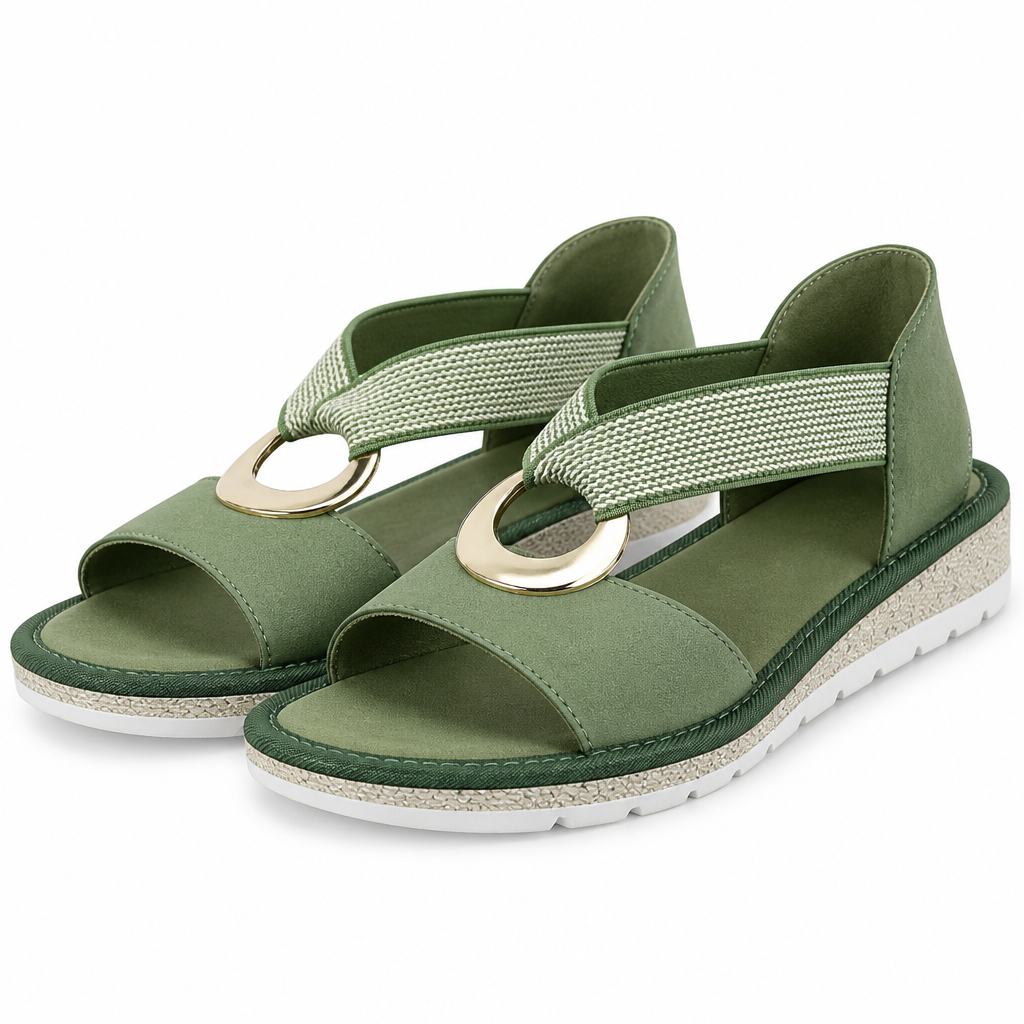 Celine | Womens Fisherman Ankle Strap Wedge Heeled Sandals