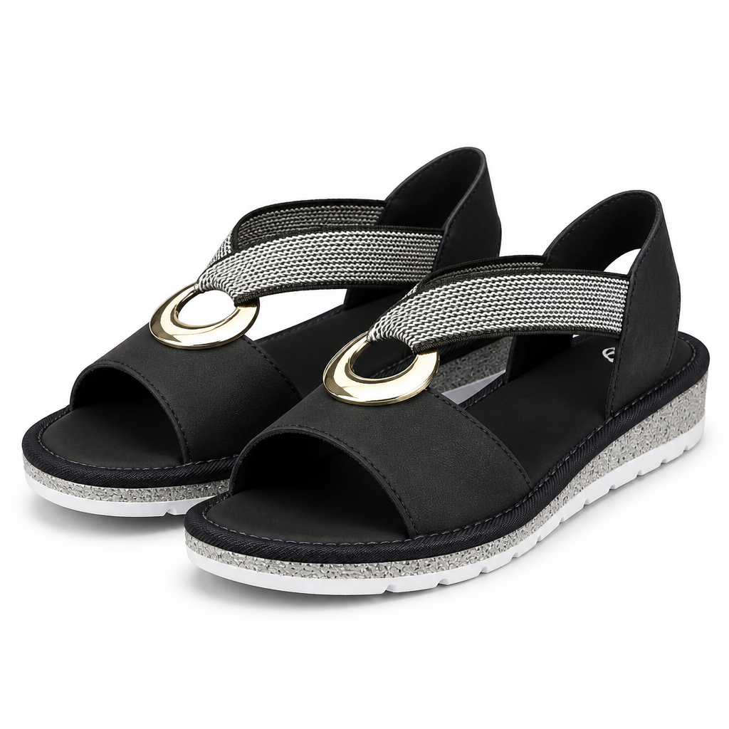 Celine | Womens Fisherman Ankle Strap Wedge Heeled Sandals