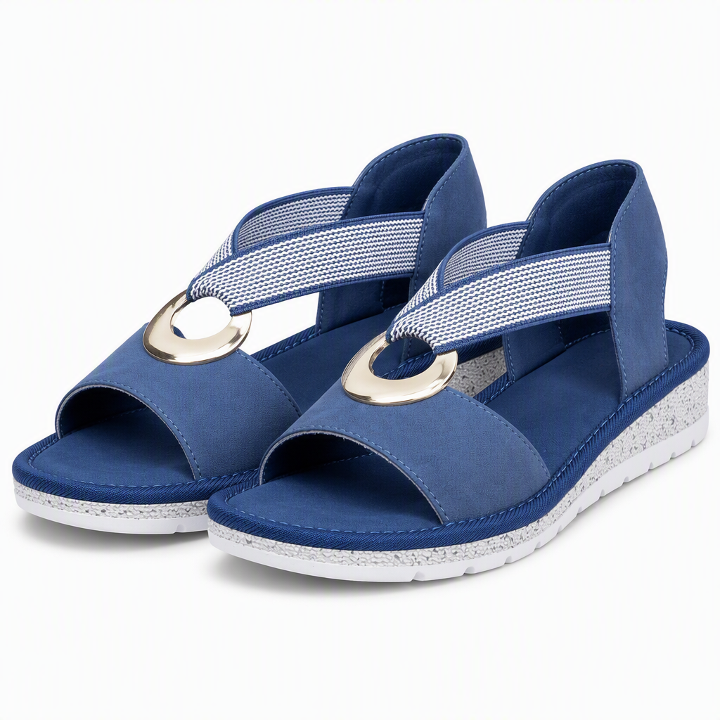 Celine | Womens Fisherman Ankle Strap Wedge Heeled Sandals