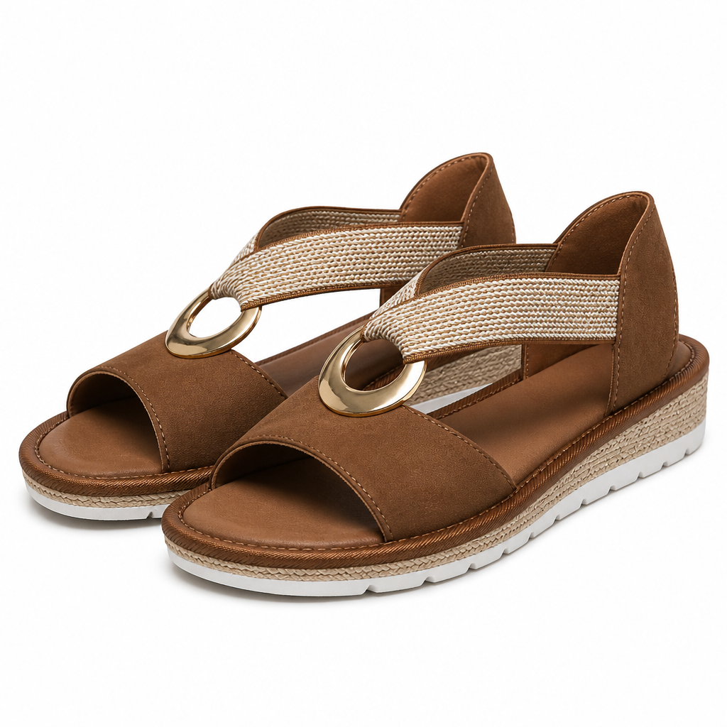 Celine | Womens Fisherman Ankle Strap Wedge Heeled Sandals