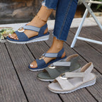 Celine | Womens Fisherman Ankle Strap Wedge Heeled Sandals