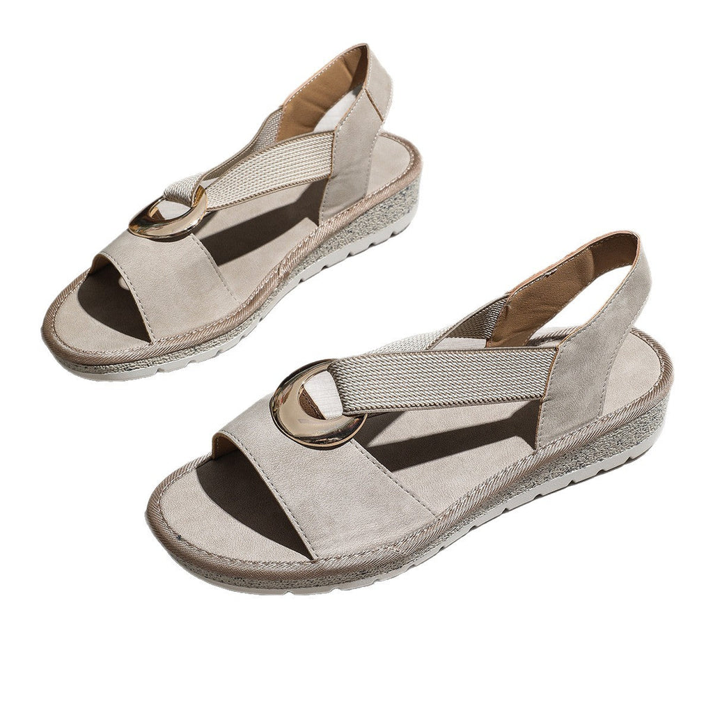 Celine | Womens Fisherman Ankle Strap Wedge Heeled Sandals