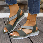 Celine | Womens Fisherman Ankle Strap Wedge Heeled Sandals