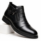 Charlie | Mens Leather Dress Shoes Pointed Toe Business Casual Formal Footwear
