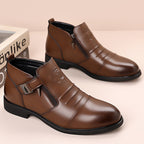Charlie | Mens Leather Dress Shoes Pointed Toe Business Casual Formal Footwear