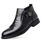 Charlie | Mens Leather Dress Shoes Pointed Toe Business Casual Formal Footwear