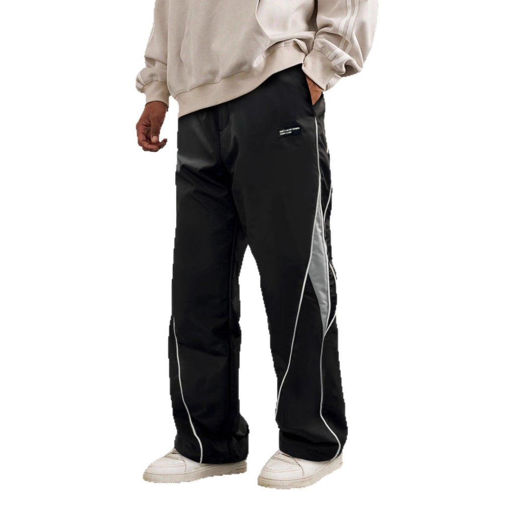 Chloe | Womens Wide Leg Straight Casual Elastic Waist Pants