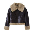 Chrissy | Womens Faux Fur Jacket Zip Up Warm Winter Coat