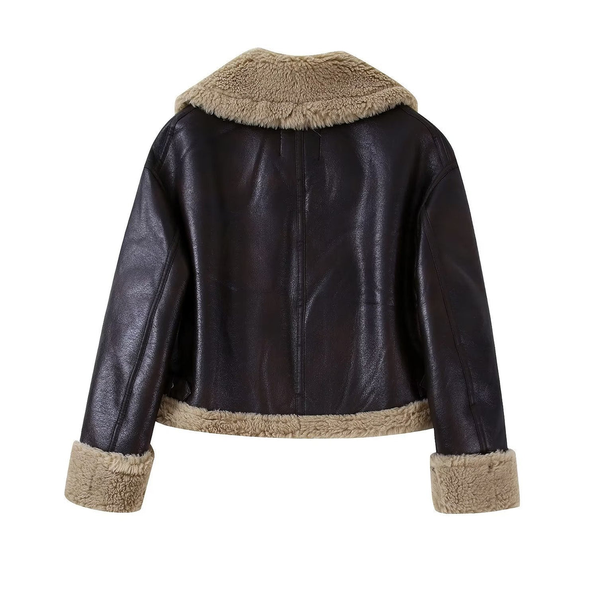 Chrissy | Womens Faux Fur Jacket Zip Up Warm Winter Coat