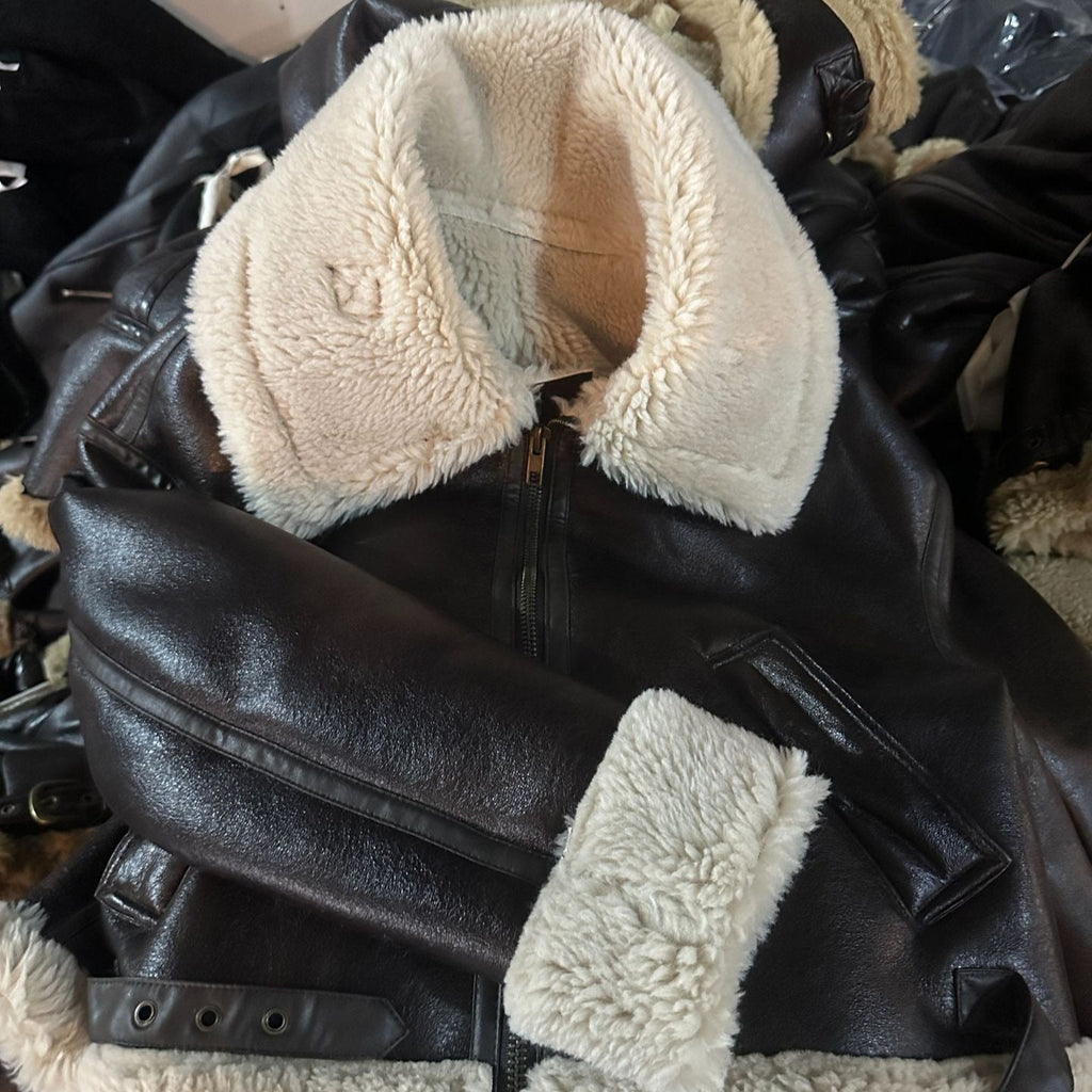 Chrissy | Womens Faux Fur Jacket Zip Up Warm Winter Coat