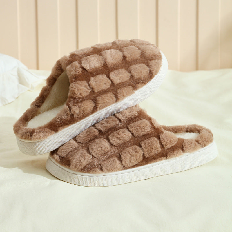 Christina | Womens Fluffy Fuzzy Memory Foam Warm Winter Indoor House Slippers Shoes