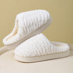 Christina | Womens Fluffy Fuzzy Memory Foam Warm Winter Indoor House Slippers Shoes