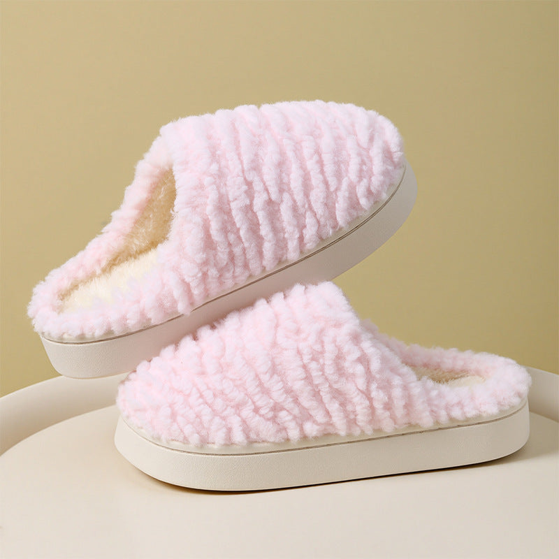 Christina | Womens Fluffy Fuzzy Memory Foam Warm Winter Indoor House Slippers Shoes