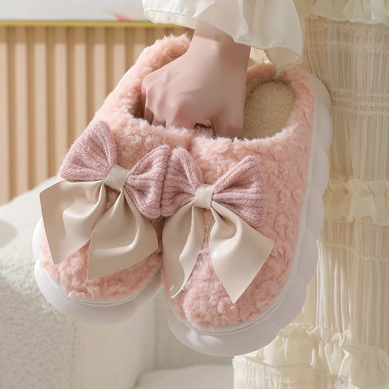 Christina | Womens Fluffy Fuzzy Memory Foam Warm Winter Indoor House Slippers Shoes