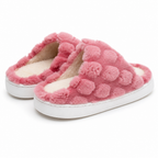 Christina | Womens Fluffy Fuzzy Memory Foam Warm Winter Indoor House Slippers Shoes