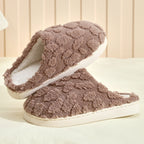 Christina | Womens Fluffy Fuzzy Memory Foam Warm Winter Indoor House Slippers Shoes