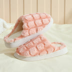Christina | Womens Fluffy Fuzzy Memory Foam Warm Winter Indoor House Slippers Shoes