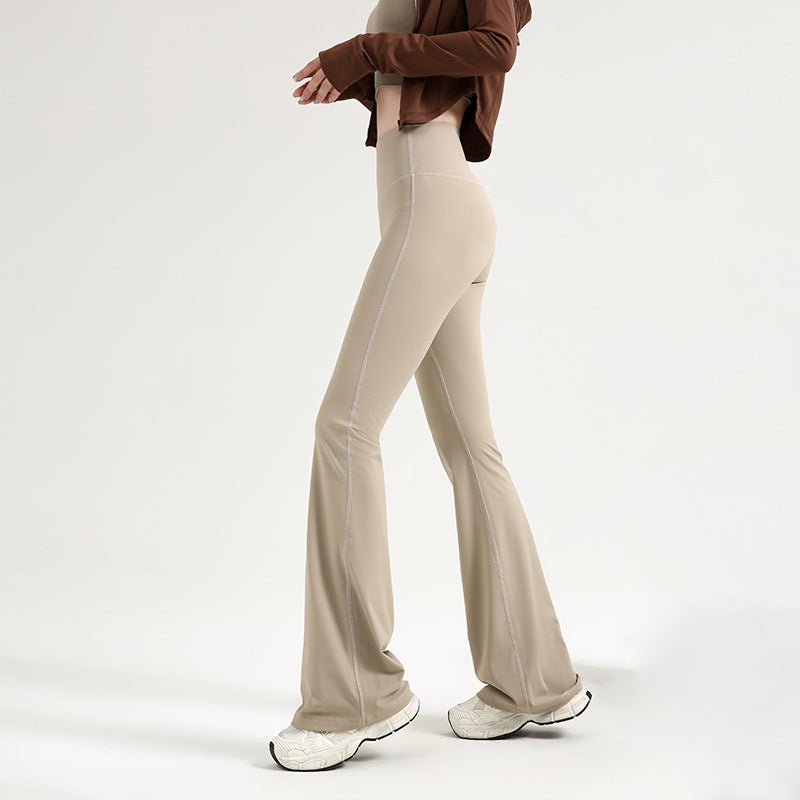 Cindy | Womens Flare Leggings High Waisted Yoga Gym Sports Pants