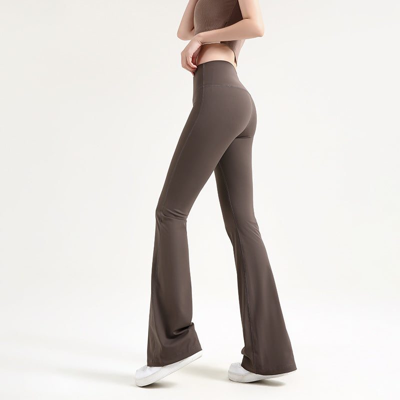 Cindy | Womens Flare Leggings High Waisted Yoga Gym Sports Pants